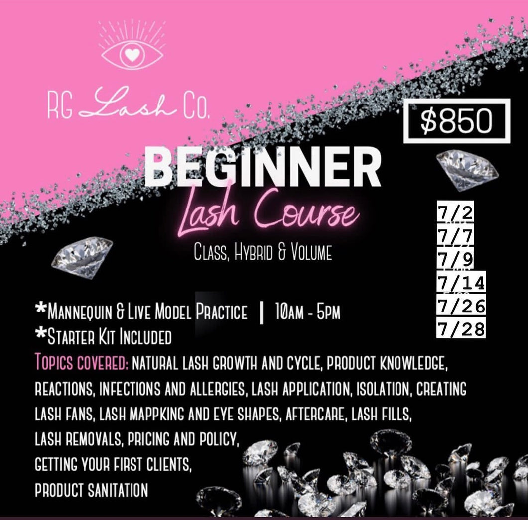 One day beginner lash course